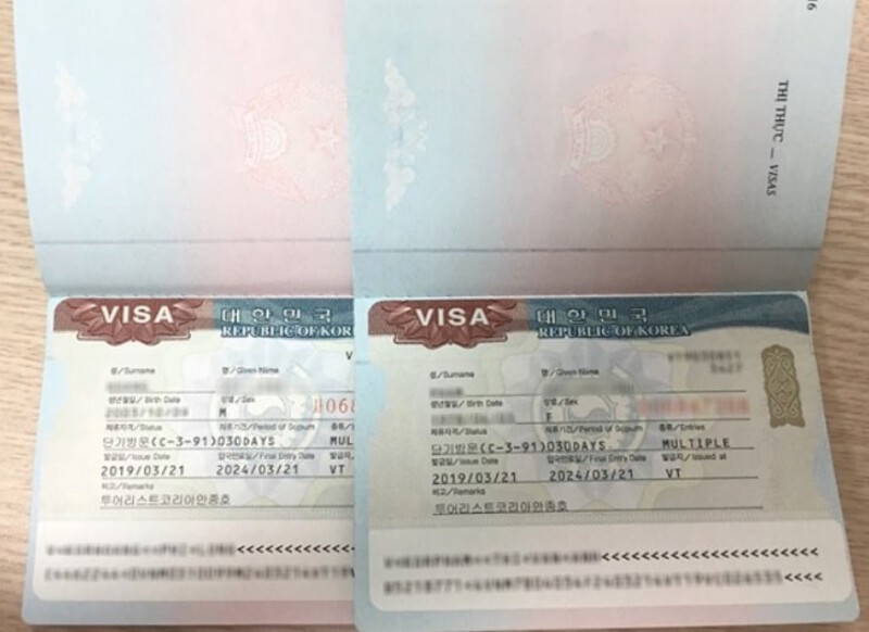 Điều kiện xin visa C3 9 Hàn Quốc