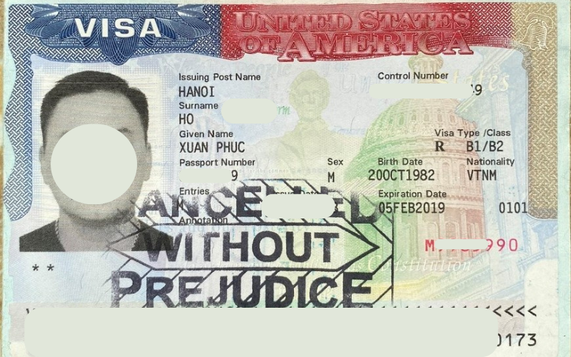 Mẫu visa Trung Quốc