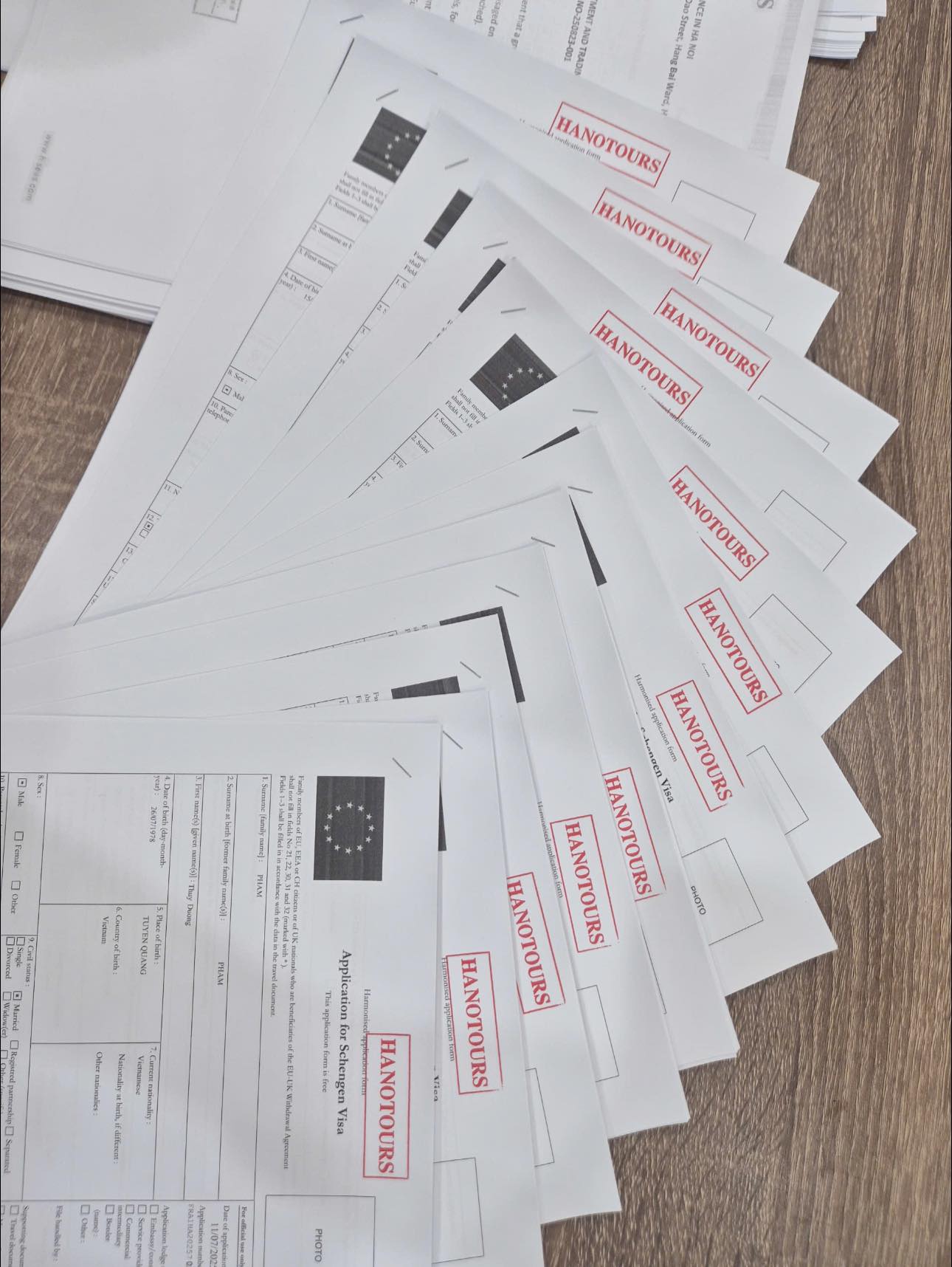 Mẫu visa Trung Quốc