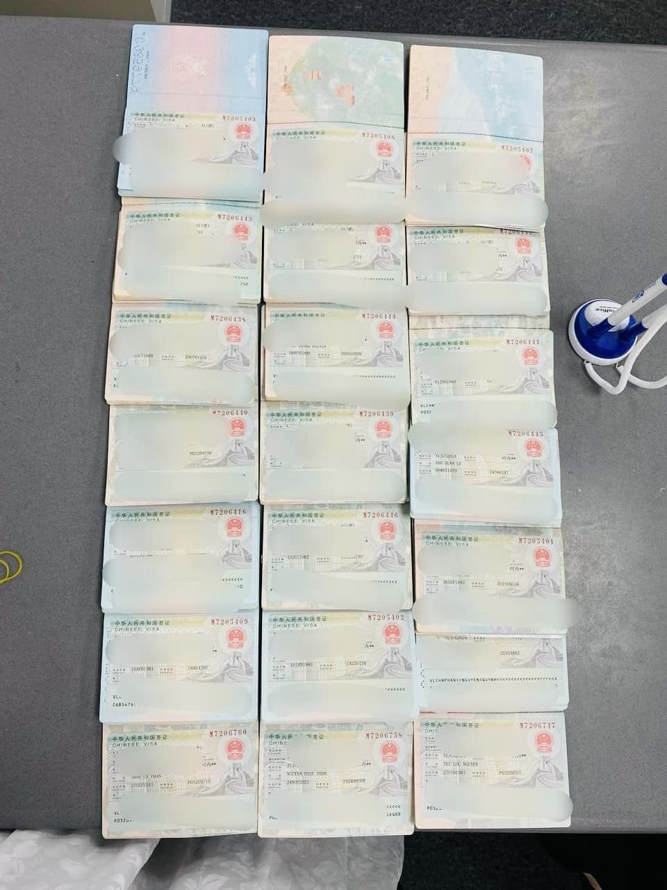 Mẫu visa Trung Quốc
