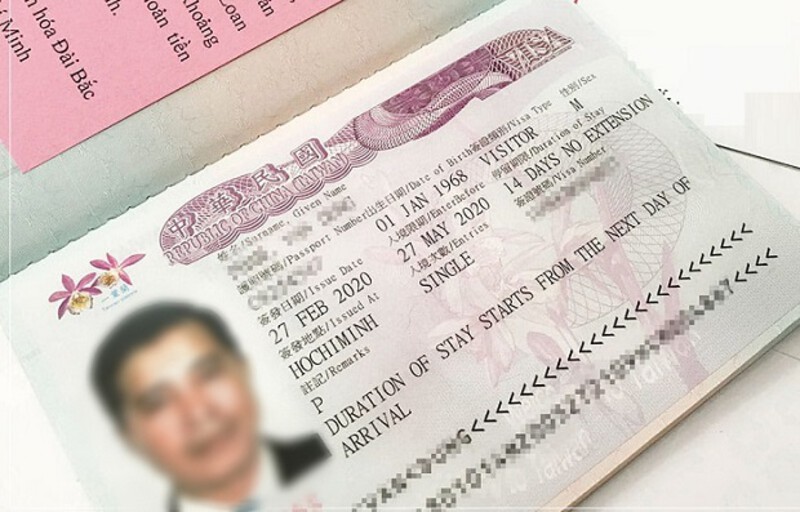 Lệ phí và thời gian xử lý visa Đài Loan có người bảo lãnh