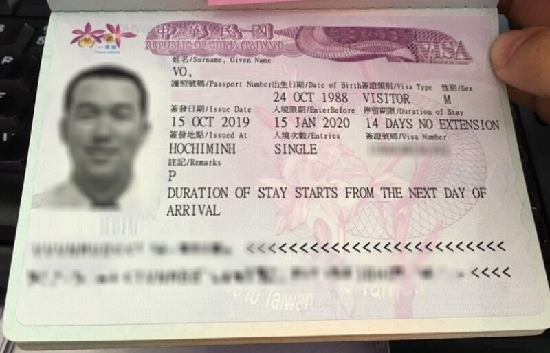 Hồ sơ xin visa Đài Loan tự túc cần chuẩn bị