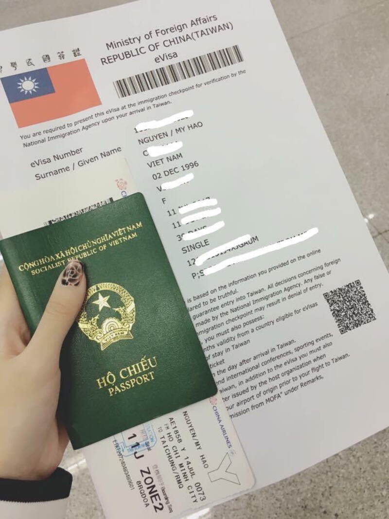 Form visa là tài liệu quan trọng giúp cơ quan lãnh sự Đài Loan xác minh mục đích chuyến đi